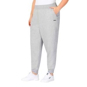 FILA Ladies' Fleece Jogger GRAY HEATHER NWT. 
4B